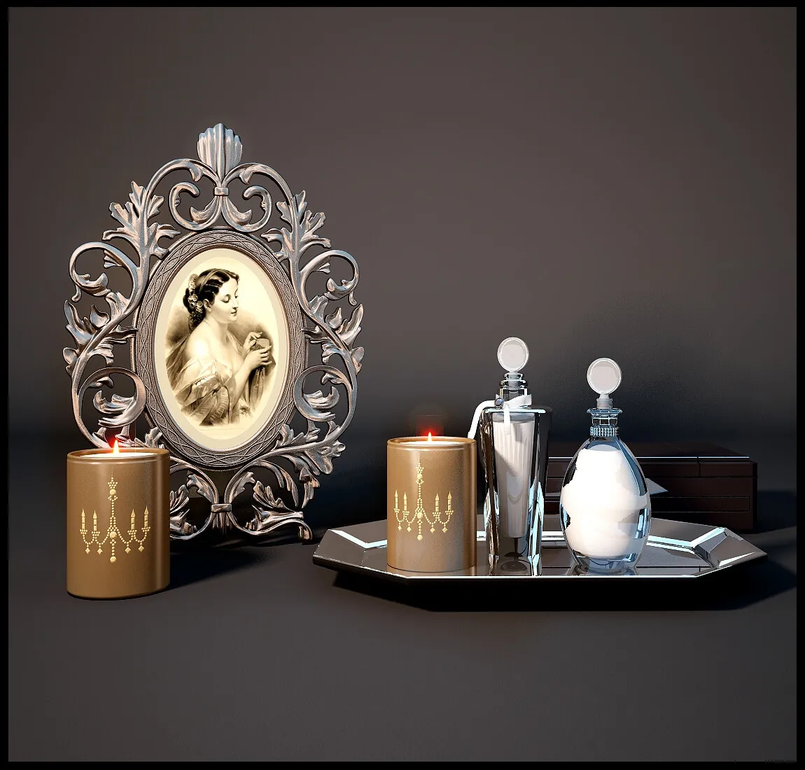 decoration – Charles de la fosse 3D Model