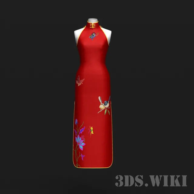 decoration – Cheongsam 3D Model