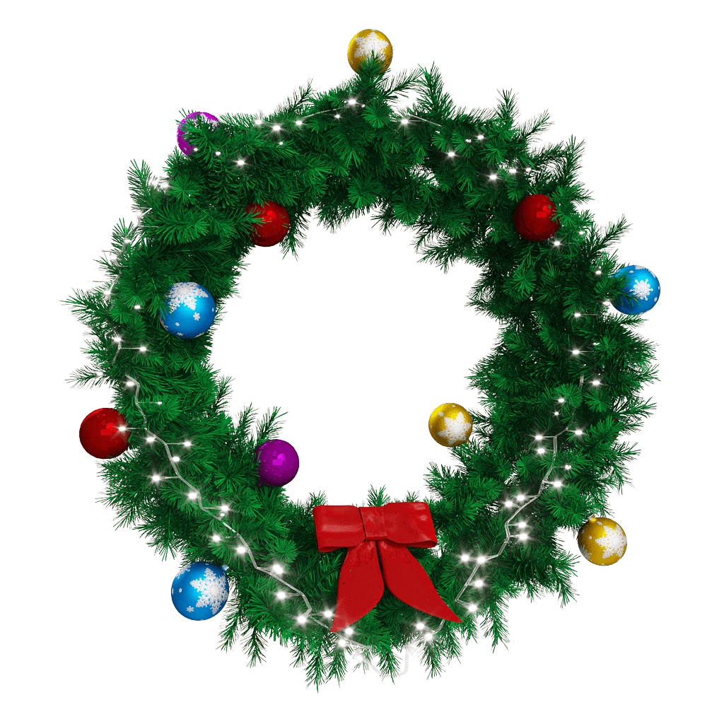 decoration – Christmas wreath 3D Model