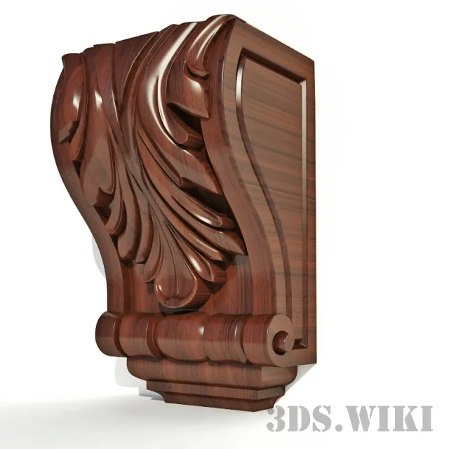 decoration – Classic bracket stucco 3D Model decoration – Classic bracket stucco 3D Model