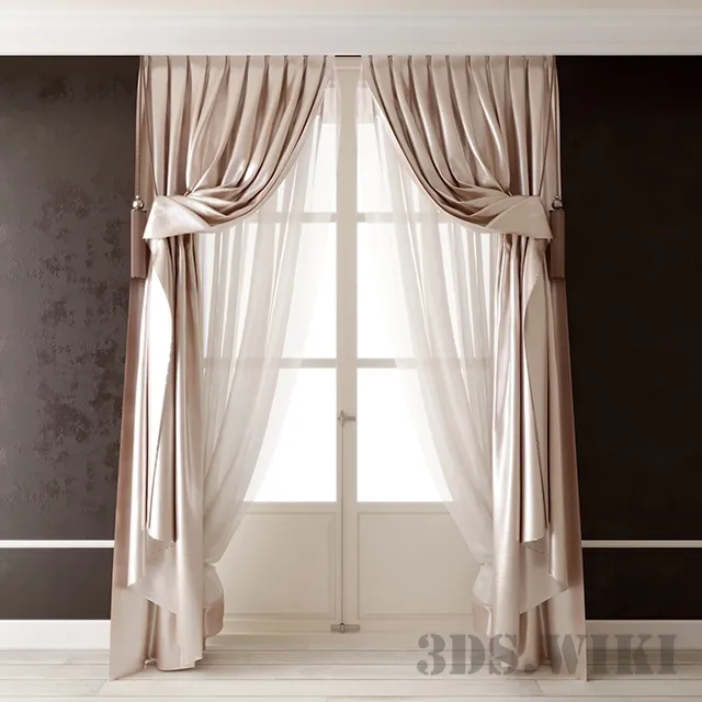 decoration – Classic curtains 3D Model decoration – Classic curtains 3D Model