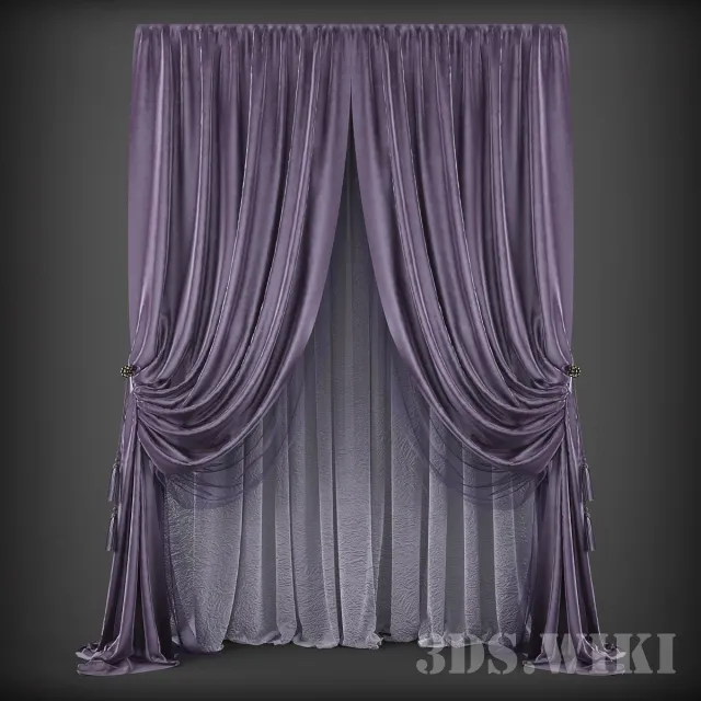 decoration – Classic curtains 3D Model decoration – Classic curtains 3D Model