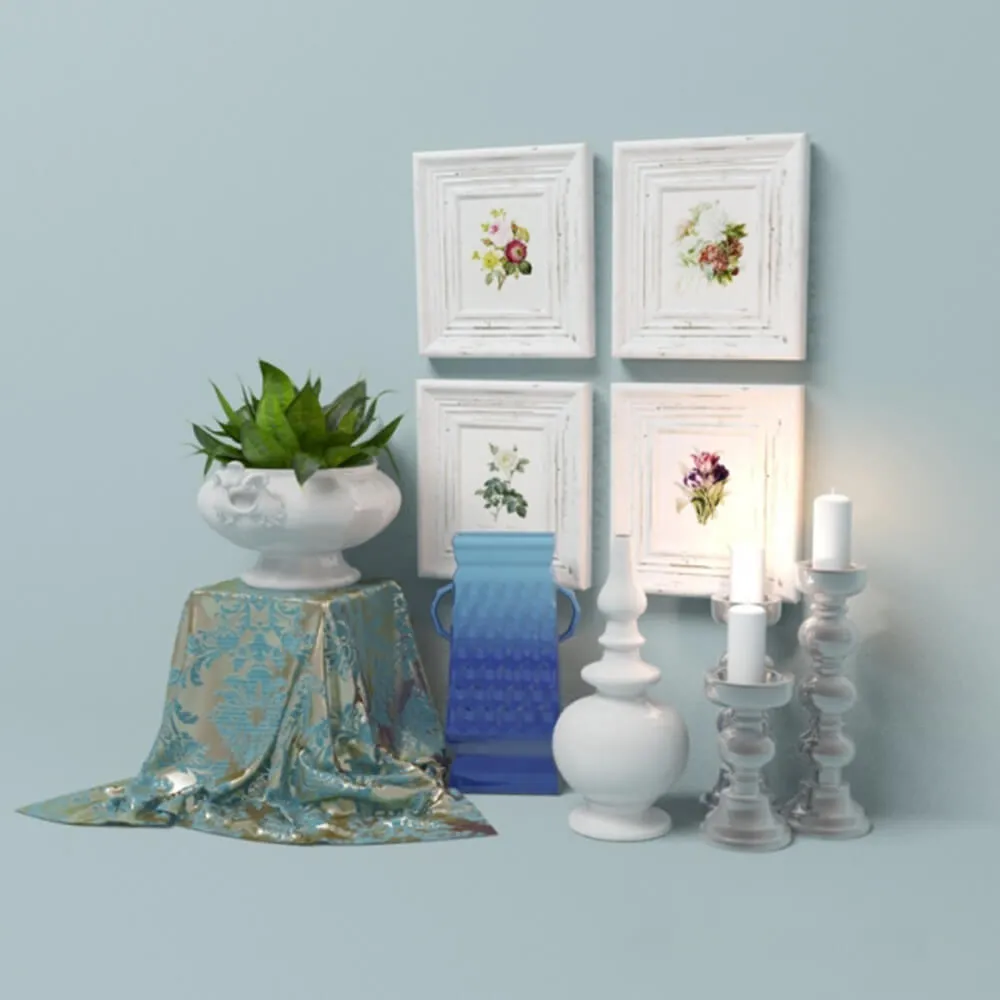 decoration – Classic decorative set 3D Model