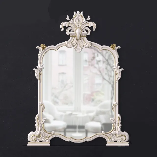 decoration – Classic mirror Silik 3D Model