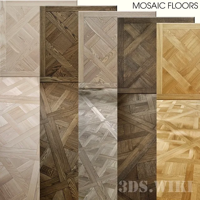 decoration – Classic parquet set 3D Model decoration – Classic parquet set 3D Model