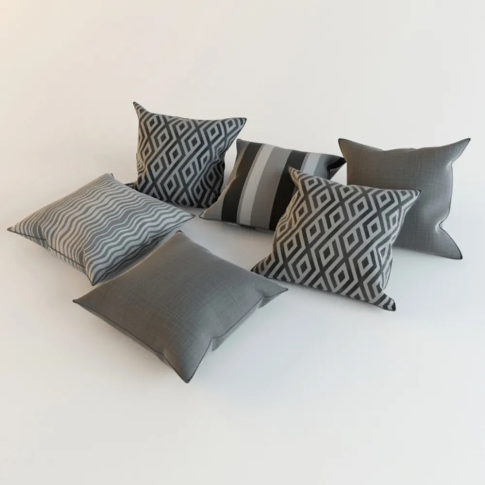 decoration – Classic pillows in classic shape 3D Model decoration – Classic pillows in classic shape 3D Model