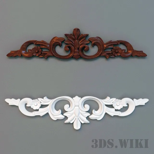 decoration – Classic stucco pattern 3D Model decoration – Classic stucco pattern 3D Model
