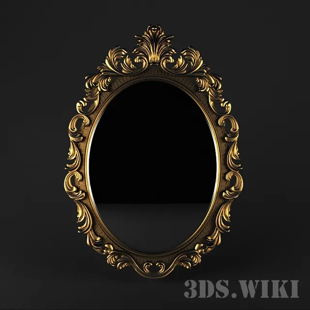 decoration – Classic Wall Mirror 3D Model