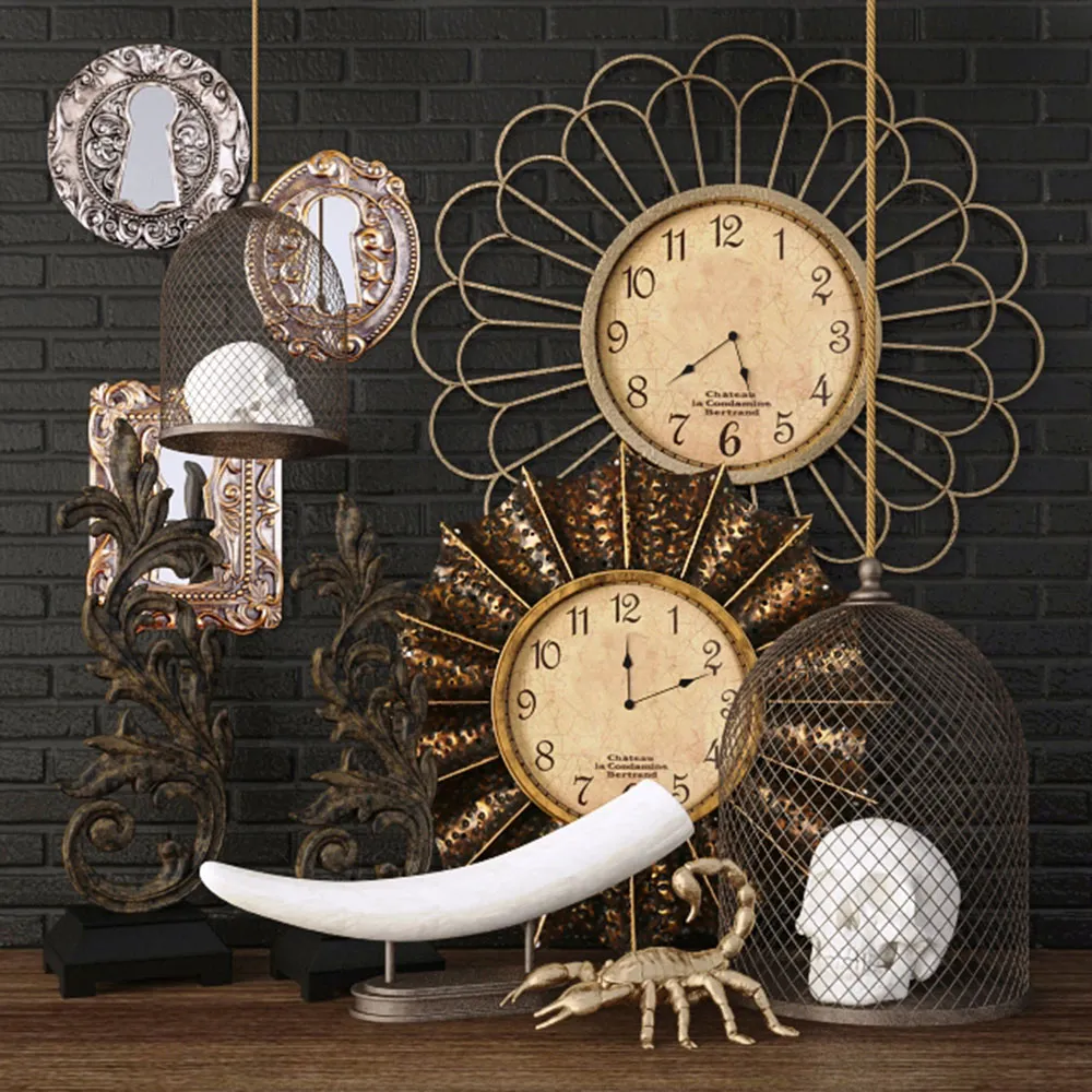 decoration – Clocks and other items 3D Model