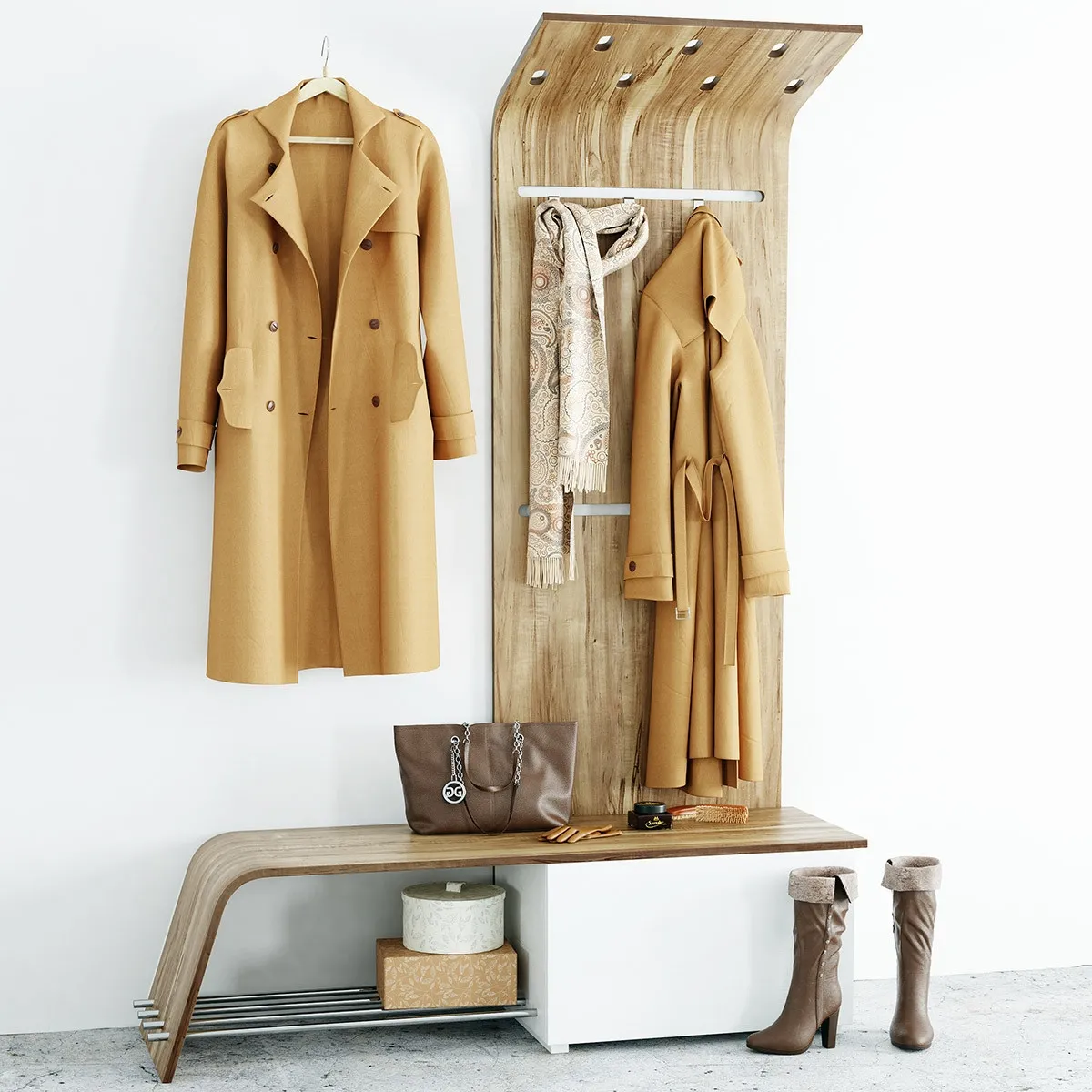 decoration – Coats collection 7 3D Model decoration – Coats collection 7 3D Model