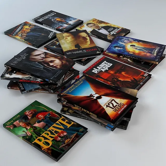 decoration – Collection of books 3D Model