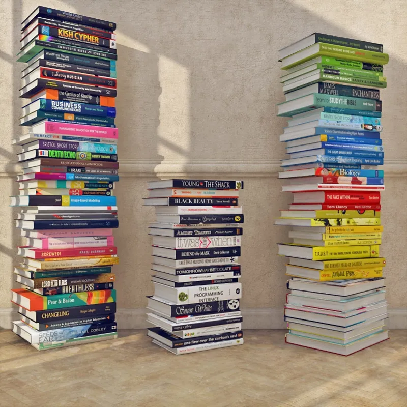 decoration – Collection of books 77 3D Model