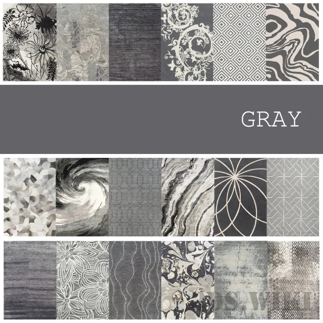 decoration – Collection of gray carpets 3D Model decoration – Collection of gray carpets 3D Model