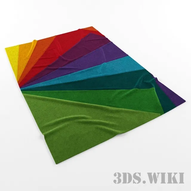 decoration – Colored carpet Arte Espina Colorful 4080-61 3D Model decoration – Colored carpet Arte Espina Colorful 4080-61 3D Model