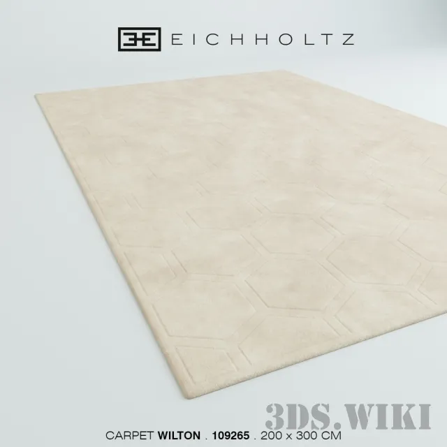 decoration – Contemporary rug EICHHOLTZ 109266 WILTON 3D Model decoration – Contemporary rug EICHHOLTZ 109266 WILTON 3D Model