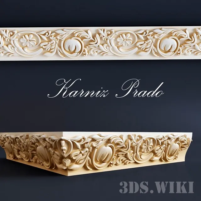 decoration – Cornice Pedro 3D Model decoration – Cornice Pedro 3D Model