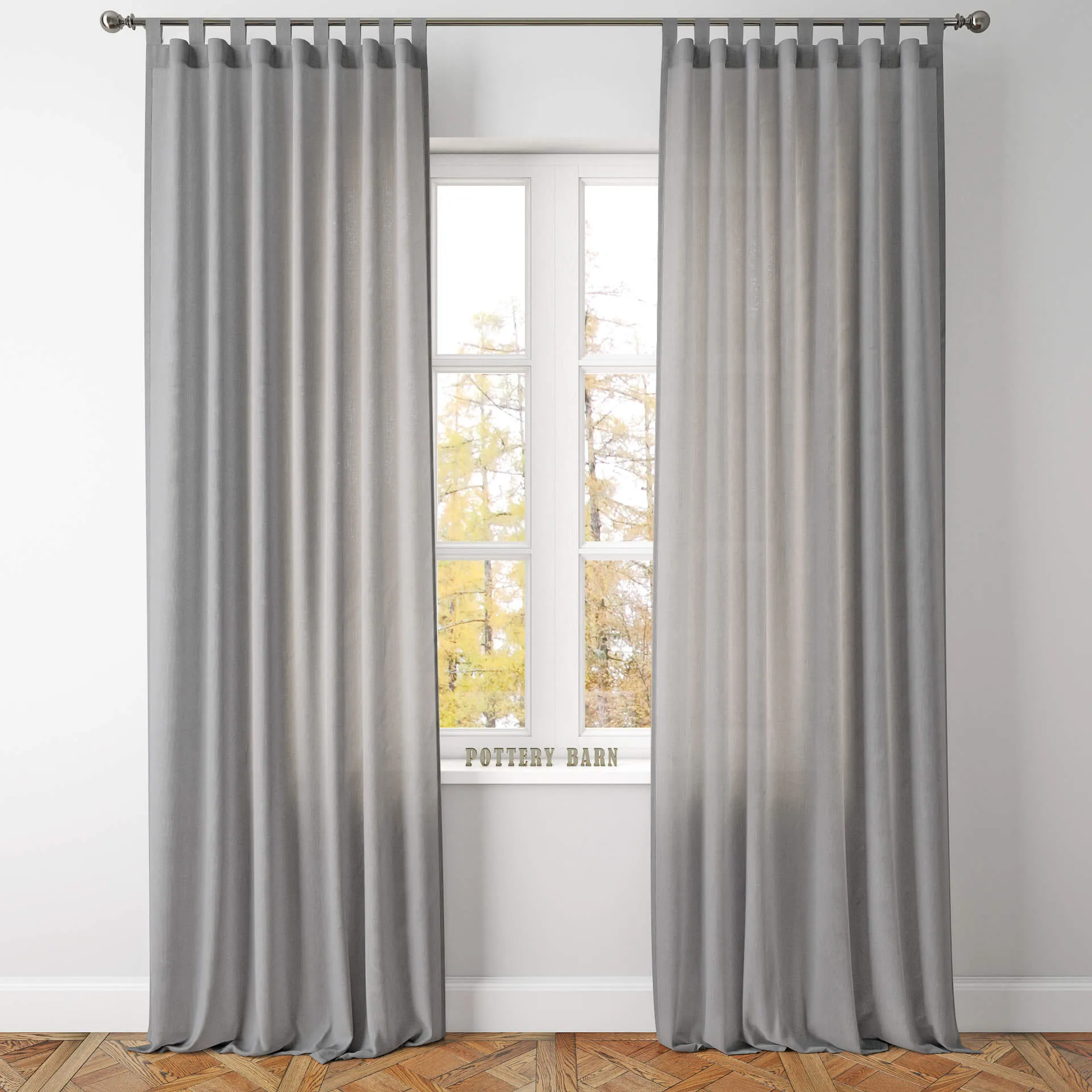 decoration – Cotton curtain 09 3D Model