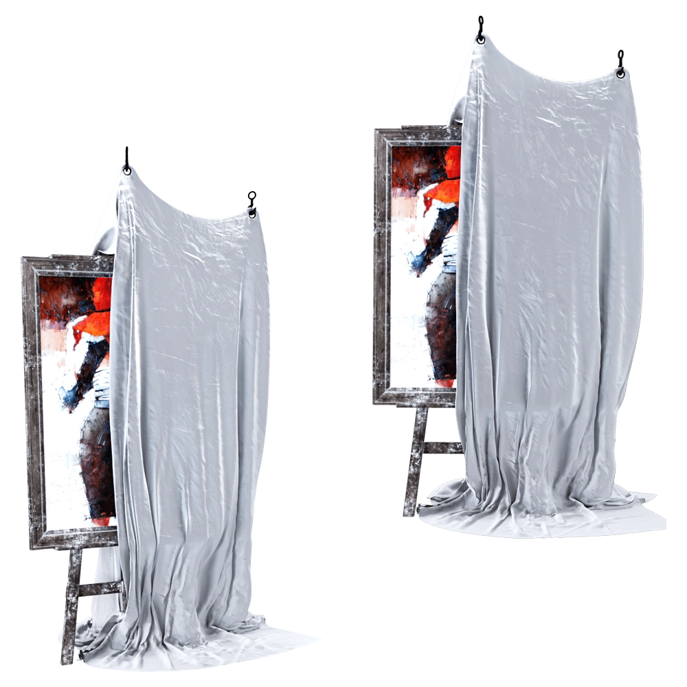 decoration – Covered painting 3D Model decoration – Covered painting 3D Model