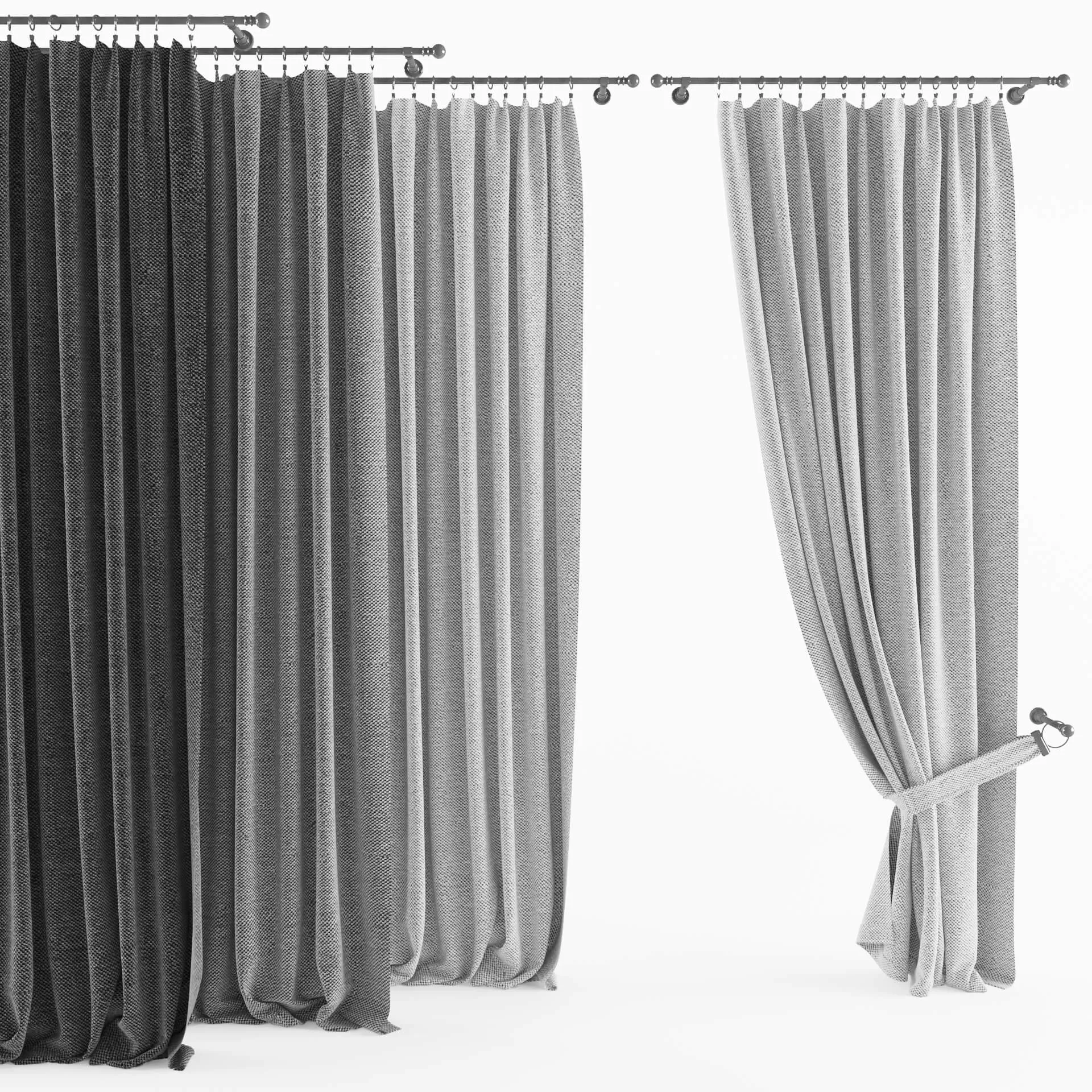 decoration – Curtain 07 3D Model