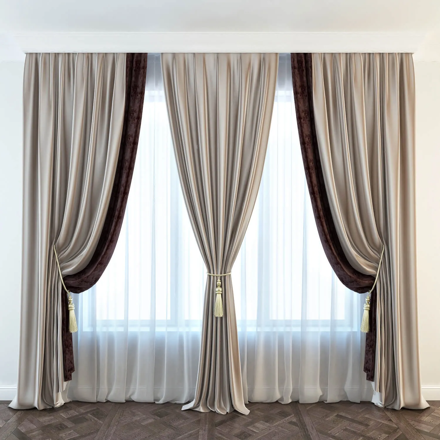 decoration – Curtain 102 3D Model decoration – Curtain 102 3D Model
