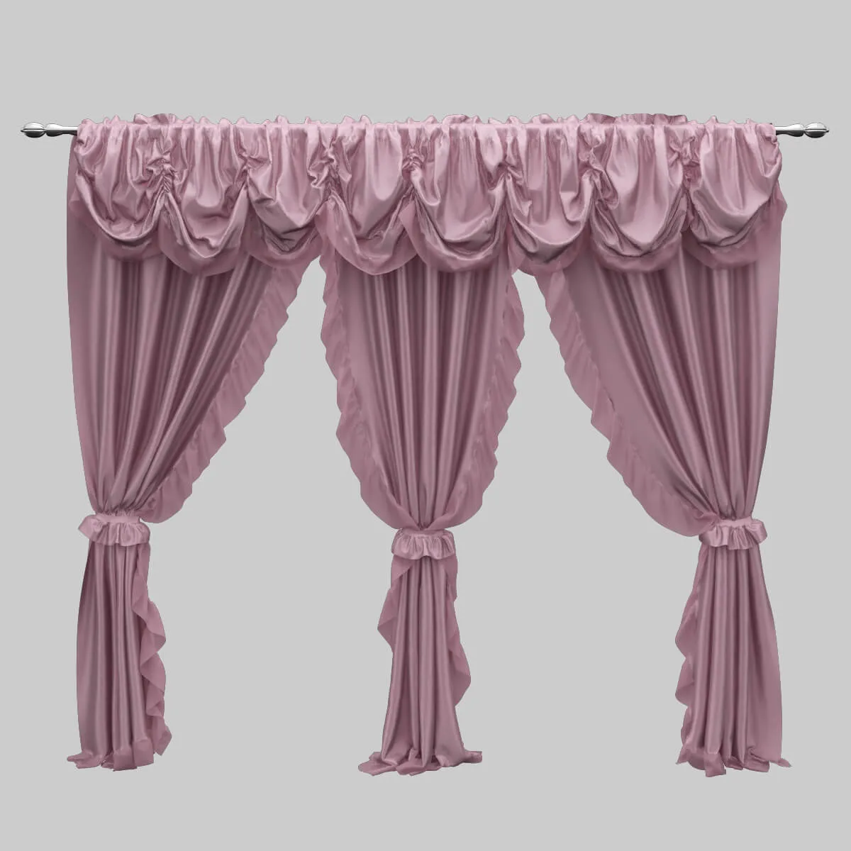 decoration – Curtain 117 3D Model
