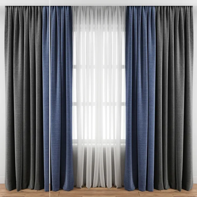 decoration – Curtain 121 3D Model decoration – Curtain 121 3D Model