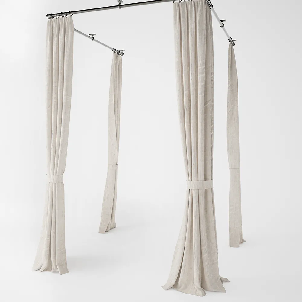 decoration – Curtain 125 3D Model