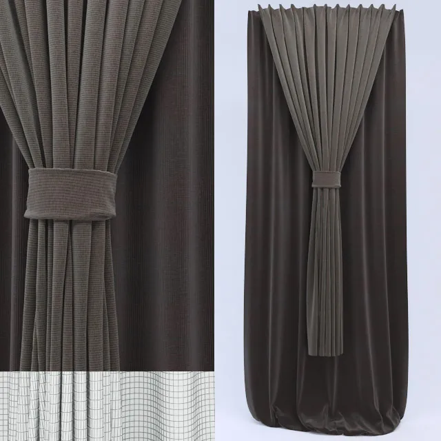 decoration – Curtain 127 3D Model