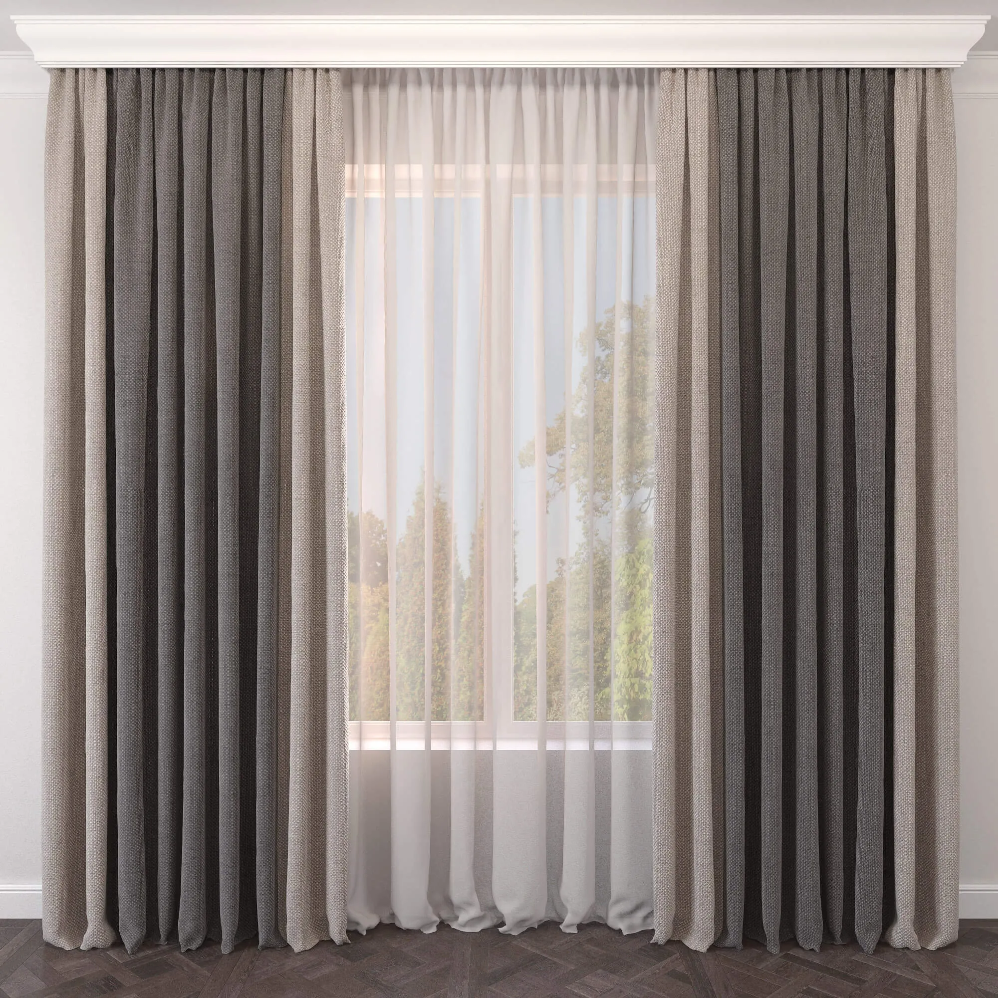 decoration – Curtain 189 3D Model