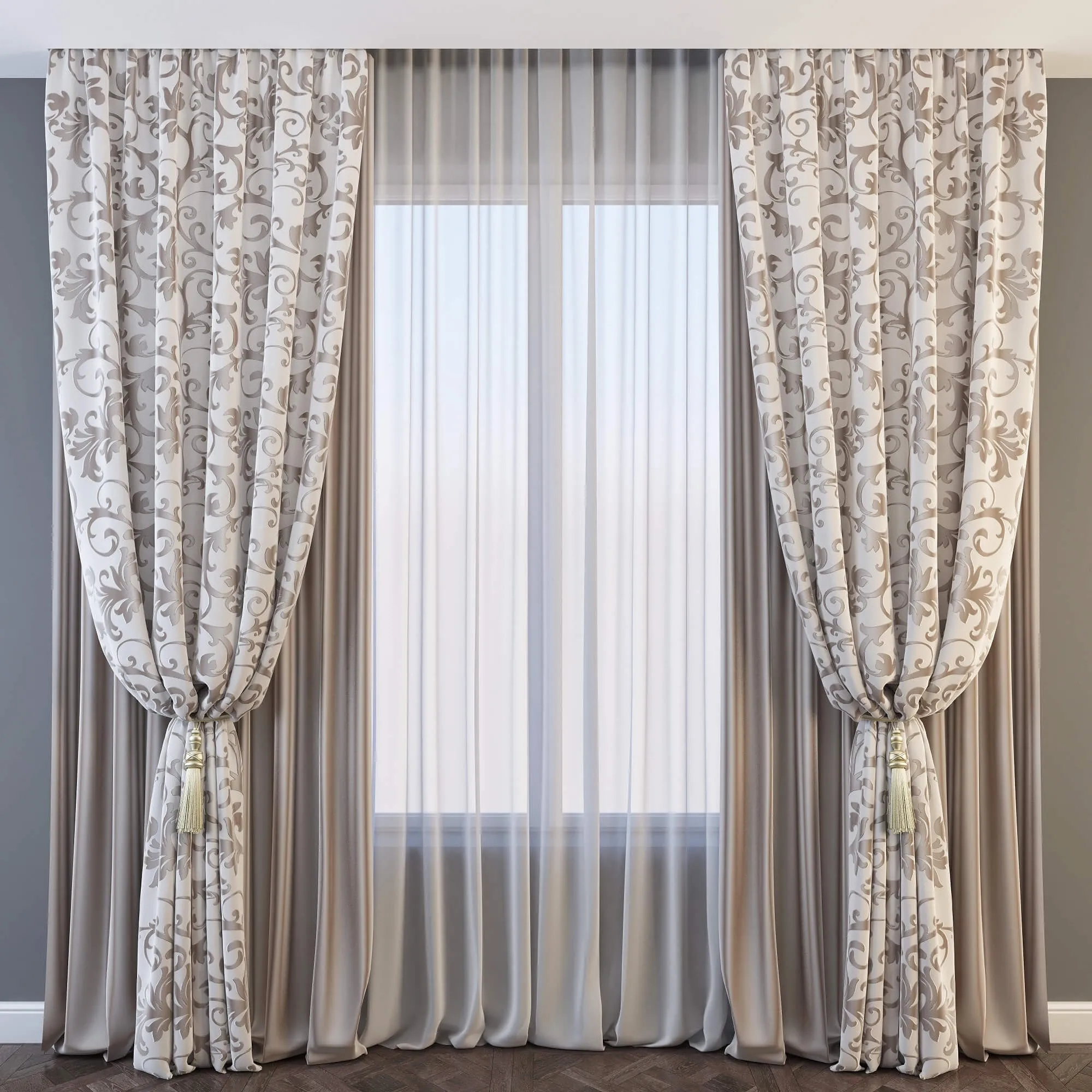 decoration – Curtain 199 3D Model decoration – Curtain 199 3D Model