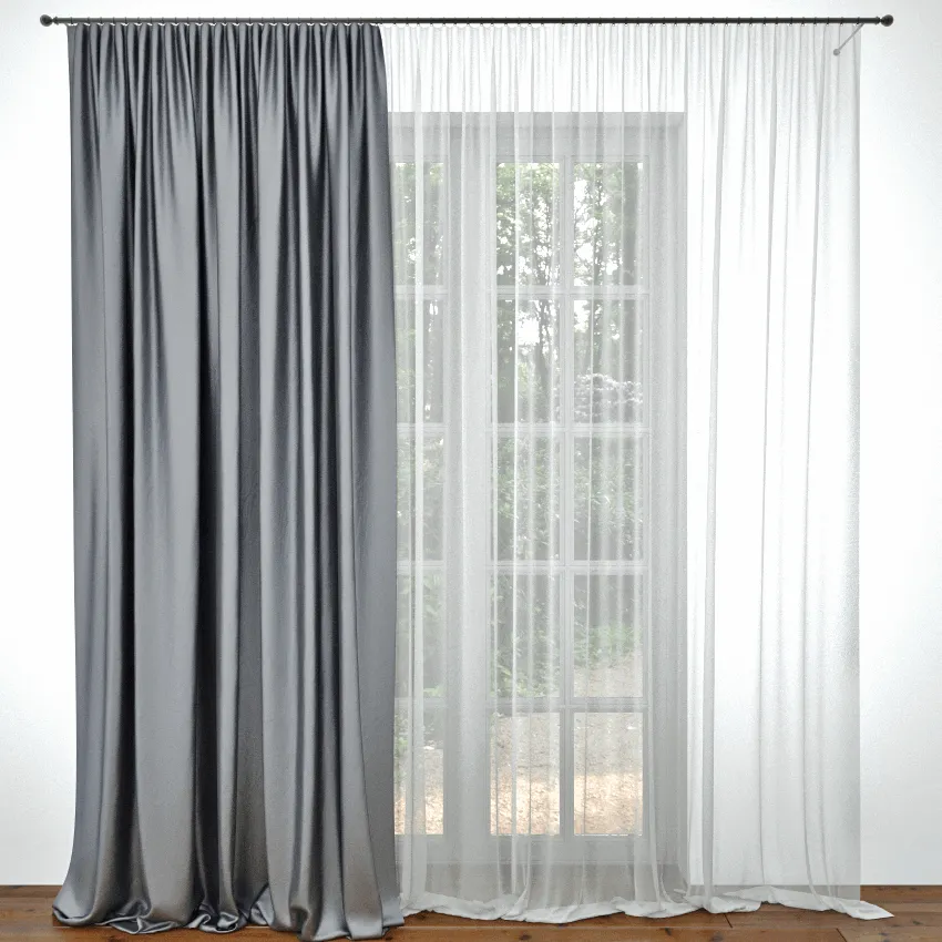decoration – Curtain 21 3D Model