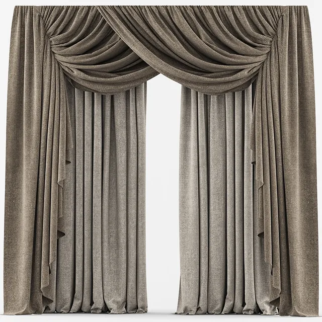 decoration – Curtain 352 3D Model
