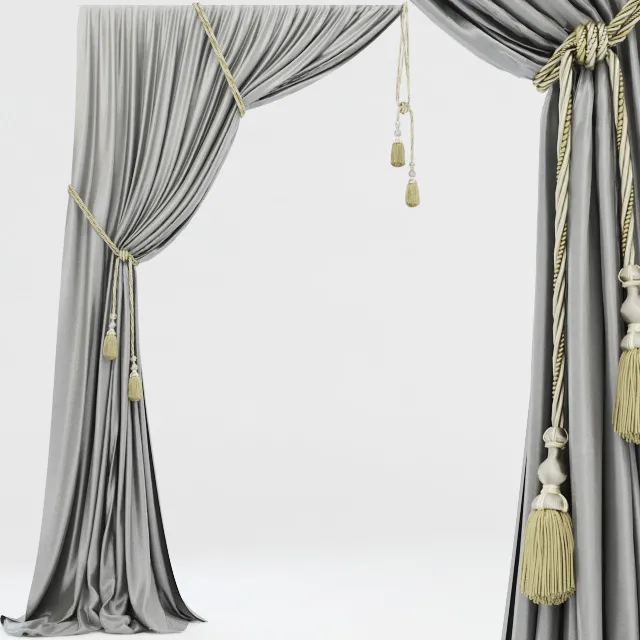 decoration – Curtain 417 3D Model decoration – Curtain 417 3D Model