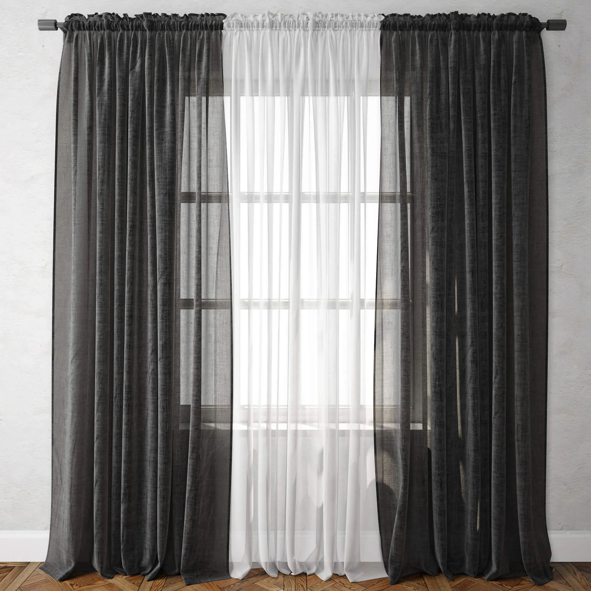 decoration – Curtain 418 3D Model