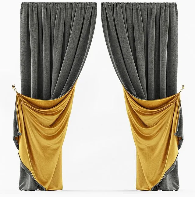 decoration – Curtain 47 3D Model