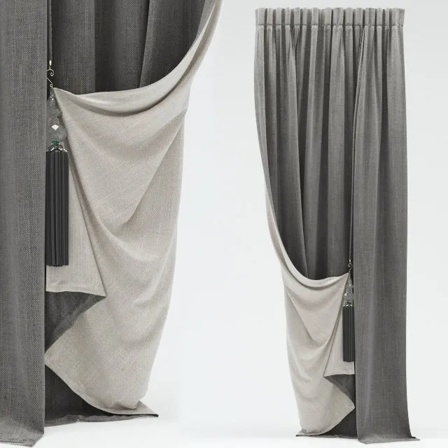 decoration – Curtain 633 3D Model