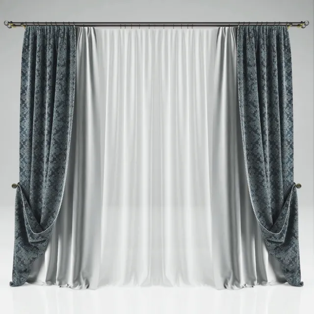 decoration – Curtain 639 3D Model decoration – Curtain 639 3D Model