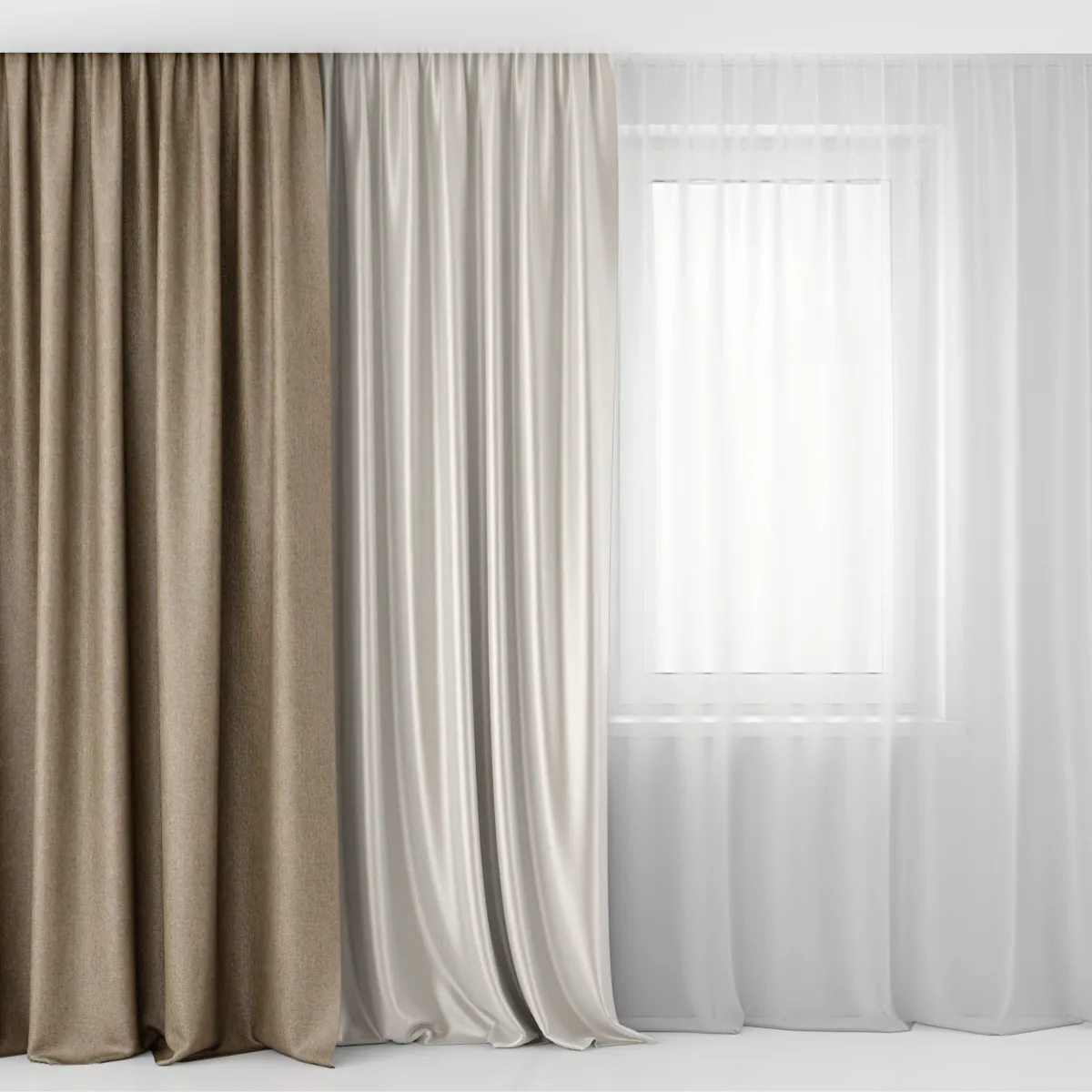 decoration – Curtain 651 3D Model