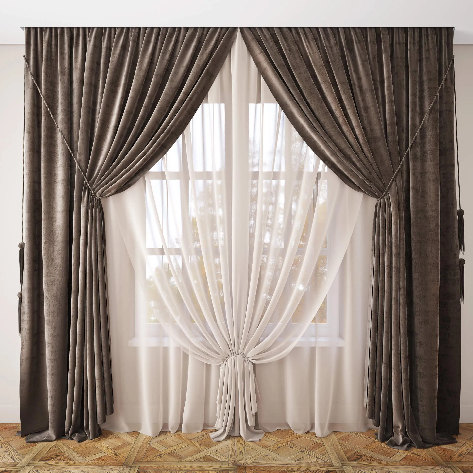 decoration – Curtain 852 3D Model