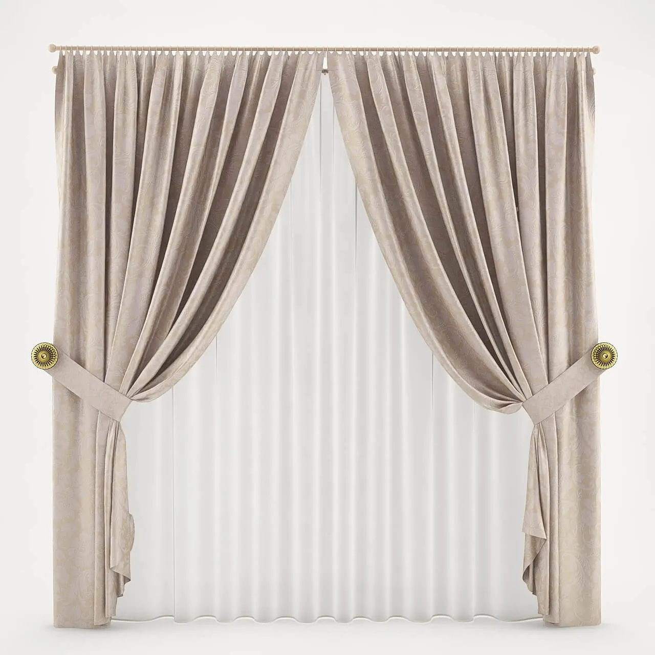 decoration – Curtain 99 3D Model