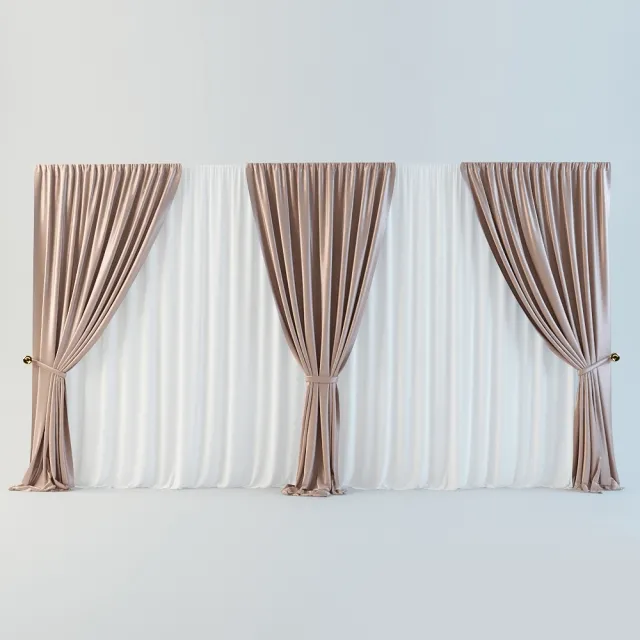 decoration – Curtain 995 3D Model