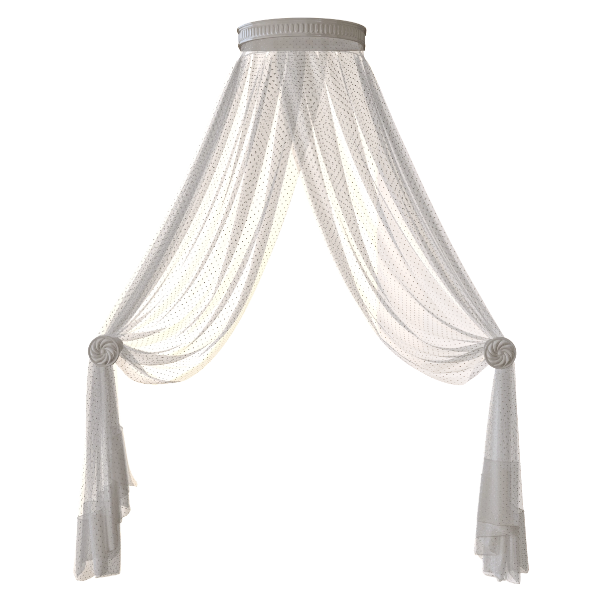 decoration – Curtain Balanchine 3D Model decoration – Curtain Balanchine 3D Model