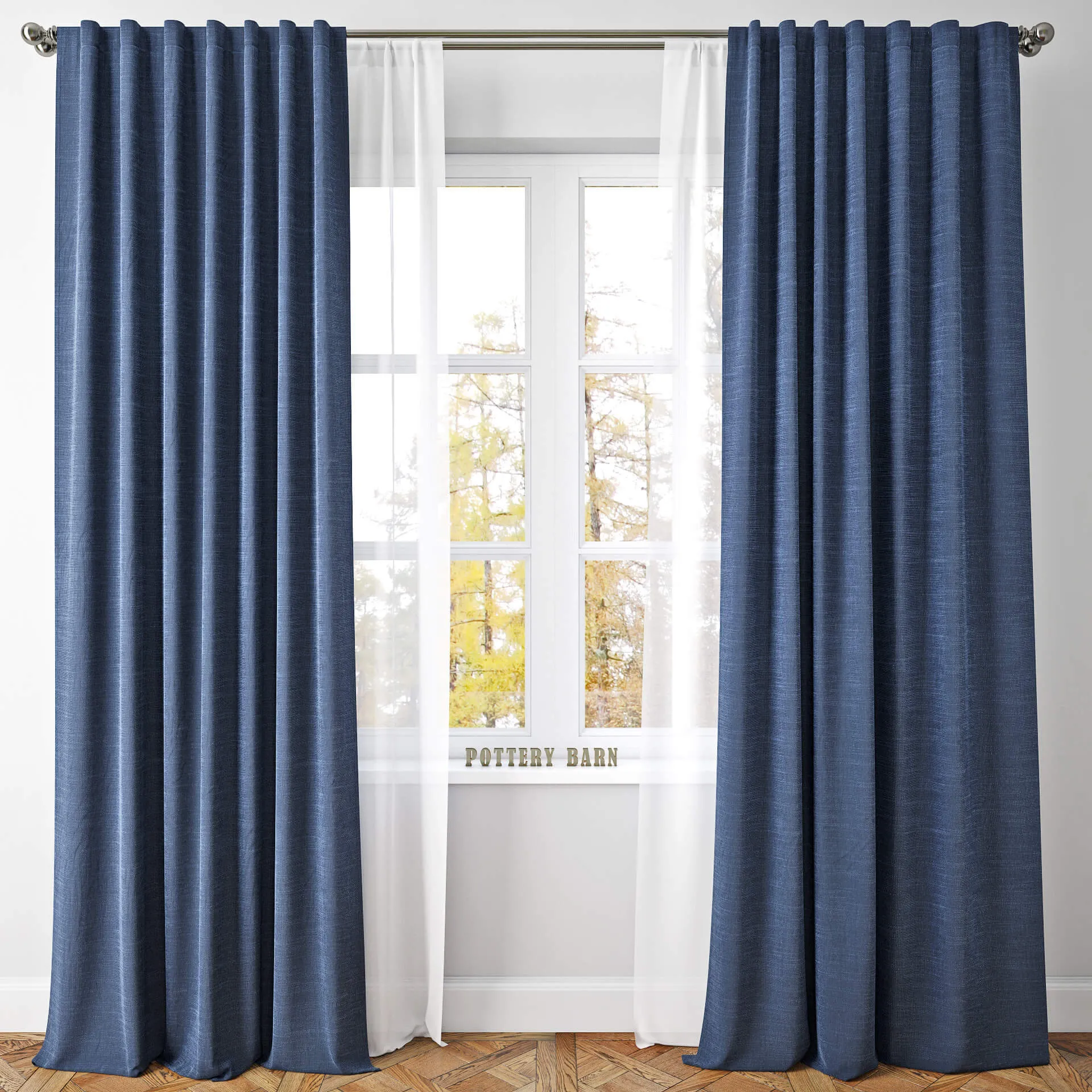 decoration – Curtain Pottery Barn 07 3D Model decoration – Curtain Pottery Barn 07 3D Model