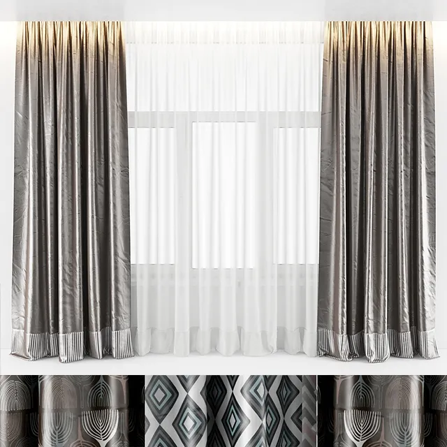 decoration – Curtains 10 3D Model decoration – Curtains 10 3D Model