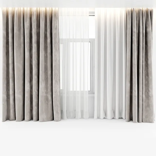 decoration – Curtains 11 3D Model decoration – Curtains 11 3D Model