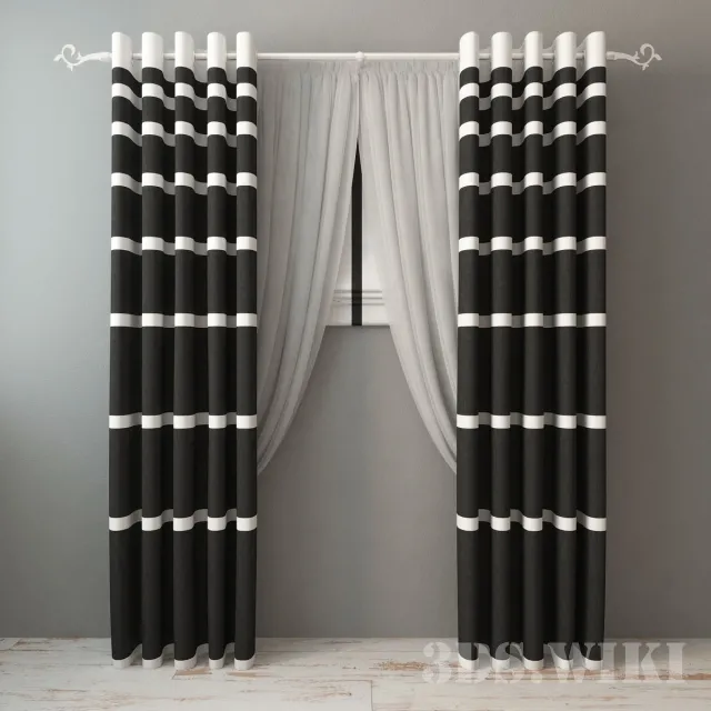 decoration – Curtains 2 3D Model decoration – Curtains 2 3D Model