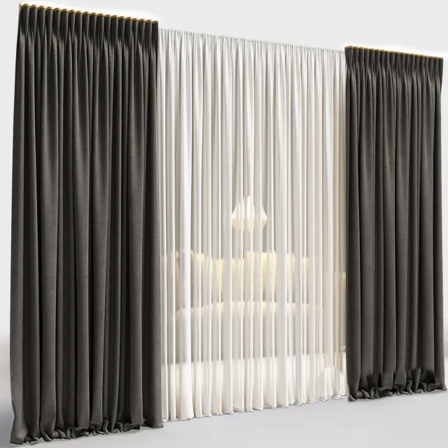 decoration – Curtains 232 3D Model decoration – Curtains 232 3D Model