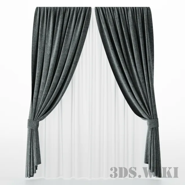 decoration – Curtains 3D Model decoration – Curtains 3D Model