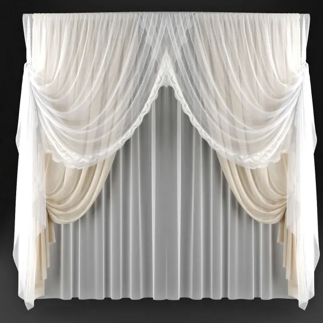decoration – Curtains 47 2 3D Model decoration – Curtains 47 2 3D Model