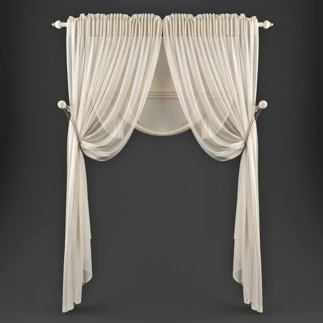 decoration – Curtains 50 2 3D Model decoration – Curtains 50 2 3D Model